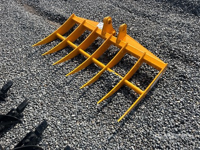 2026 GIYI 46 in Excavator Rake - Fits Cat 303 (Unused)