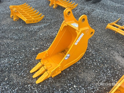 2026 GIYI GY-BK 12 in Digging Excavator Bucket - Fits Cat 307 (Unused)