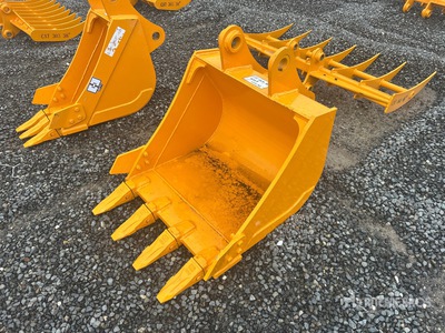 2026 GIYI GY-BK 24 in Digging Excavator Bucket - Fits Cat 307 (Unused)
