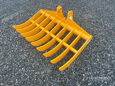 2026 GIYI 45 in Excavator Rake - Fits Cat 307 (Unused)
