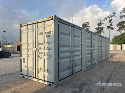 2025 40 ft High Cube Multi-Door Storage Container
