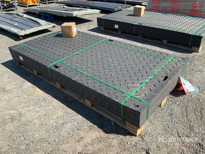 2026 SKLP SK-LJB12 Polyethylene Sheet Ground Protection Mats 8x4 (Unused)