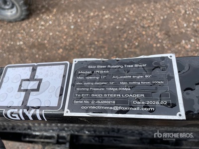 2026 GIYI GY-RTS48 Ścinarka do drzew o sterowaniu burtowym (Unused)