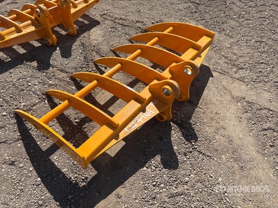 2026 GIYI 46 in Excavator Rake - Fits Cat 303 (Unused)