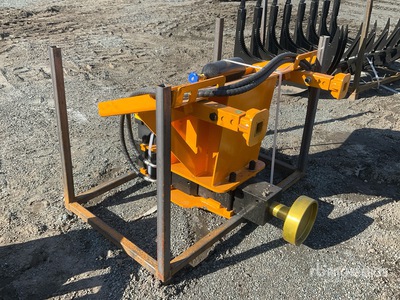 2026 GIYI GY-AD680 Skid Steer Post Driver (Unused)