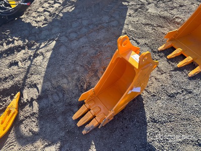 2026 GIYI GY-BK 12 in Digging Excavator Bucket - Fits Cat 307 (Unused)