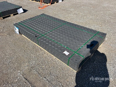 Quantity of (12) 2026 SKLP SK-LJB12 94 in x 47 in Polyethylene Traffic Plates (Unused)