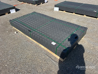 Quantity of (12) 2026 SKLP SK-LJB12 94 in x 47 in Polyethylene Traffic Plates (Unused)