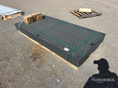 Quantity of (12) 2026 SKLP SK-LJB12 94 in x 47 in Polyethylene Traffic Plates (Unused)