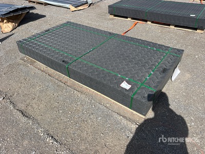 Quantity of (12) 2026 SKLP SK-LJB12 94 in x 47 in Polyethylene Traffic Plates (Unused)