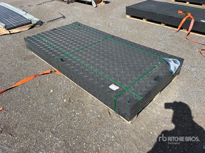 Quantity of (12) 2026 SKLP SK-LJB12 94 in x 47 in Polyethylene Traffic Plates (Unused)