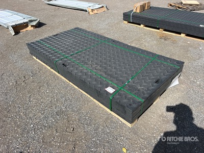 Quantity of (12) 2026 SKLP SK-LJB12 94 in x 47 in Polyethylene Traffic Plates (Unused)