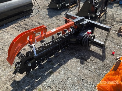 2026 GIYI GY-XTC80 58 in Skid Steer Extended Trencher Accessorio per mini pala (Unused)