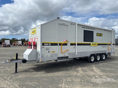 2016 Vansite 8.8 m x 2.4 m Tri/A مكتب متحرك