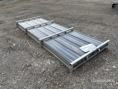 Quantity of (100) 2025 Machpro S3048C 3 ft x 10 ft PPGI Corrugated Sheet (Unused)