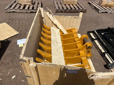 2025 Machpro Excavator Rake - Fits 5 - 6 ton (Unused)