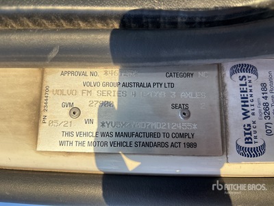 2021 Volvo FM 460 T/A Sleeper Truck Tractor