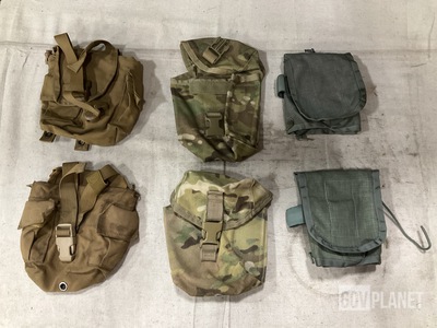 (89) Canteen Pouches, (72) First Aid Kit Pouches & Assorted Items
