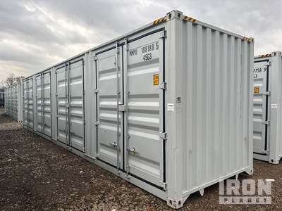 2025 (unverified) 40 ft High Cube Multi-Door Storage Container