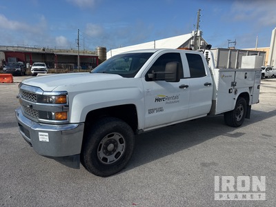 2019 Chevrolet 2500 4x4 Crew Cab Service Truck