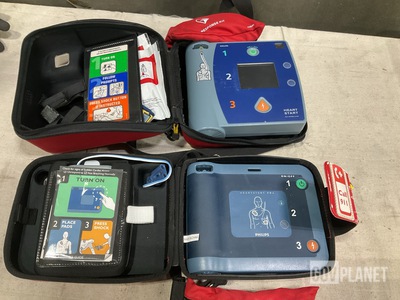 (4) Philips Heart Start Defibrillators