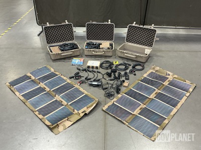 (3) Iris Technology Spaces II Solar Portable Communications Energy Systems