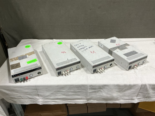 (4) Ametek XHR 40-25 Power Supplies (4) Ametek XHR 40-25 Power Supplies