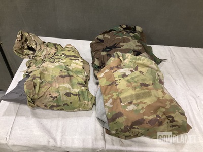 (16) Cold Weather Coats, (12) Wet Weather Jackets & Assorted Items