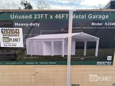 KJ K2346 Metal Garage - Unused