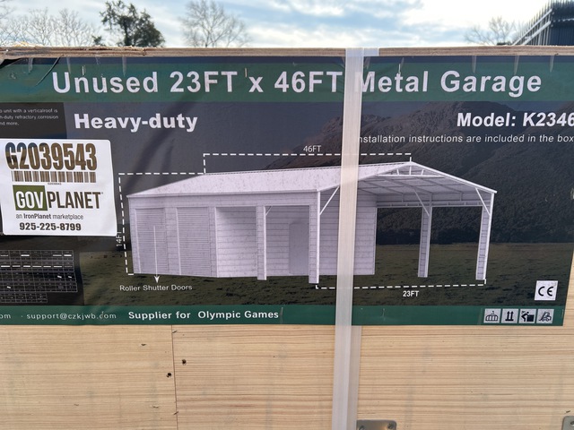 KJ K2346 Metal Garage - Unused
