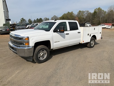 2017 Chevrolet 2500 4x2 Crew Cab Utility Truck