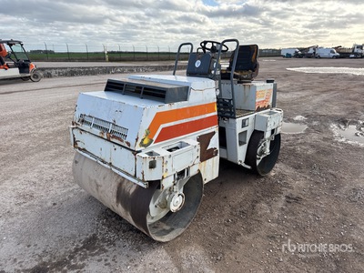 1993 Bomag BW120AD-2 Compacteur Vibrant Tandem Double Drum Roller (Inoperable)