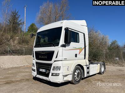 2018 MAN TGX 10.480 4x2 Tracteur Routier Cabine Couchette S/A Sleeper Truck Tractor (Inoperable)