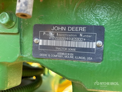 2019 John Deere 5065E Ciągnik użytkowy
