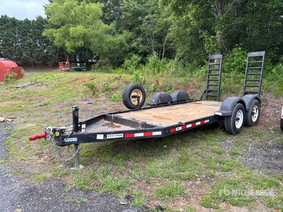 2021 MMDI 14 ft T/A Equipment Trailer
