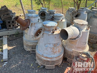 Quantity of (7) Flygt ポンプ (Inoperable)