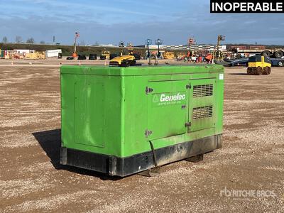 2013 Genelec GFW-45 Skid-Mounted Groupe Electrogene Generator Set (Inoperable)