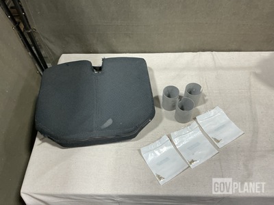 (10) Molded Shrouds, (1) Aircraft Seat Cushion & Assorted Items