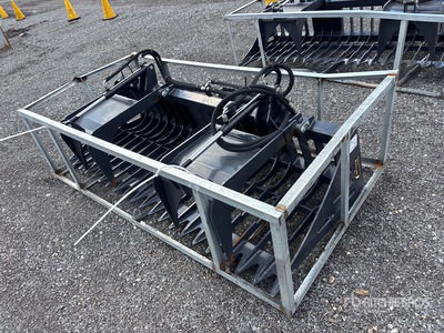 2025 ARTEER RGB-84W 84 in Skid Steer Grapple Bucket