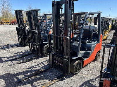 2018 Toyota 8FGCU25 3700 lb Cushion Tire Forklift