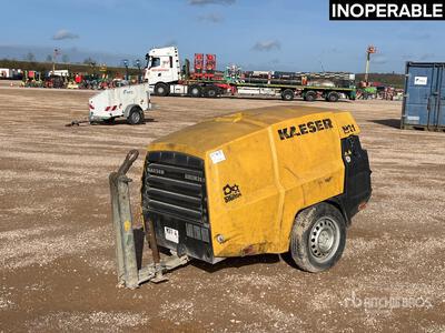 2013 Kaeser M31PE.1 Mobile Compresseur A Air 1 Essieu Luchtcompressor (Inoperable)