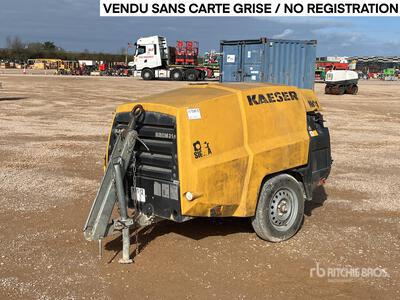 2013 Kaeser M31 Mobile Compresseur A Air 1 Essieu Compresseur à air
