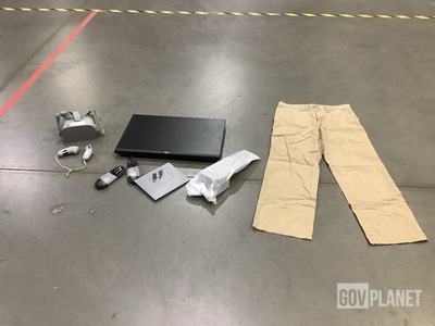 (4) Oculus VR Headsets, (2) Monitors, (65) Pairs of Pants & Assorted Items