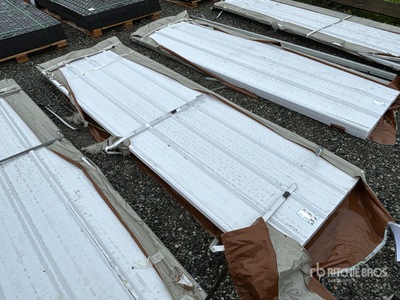 Quantity of (50) 2026 SKLP SK-XH50 Sheets Galvalume Steel Siding Roofing (Unused)