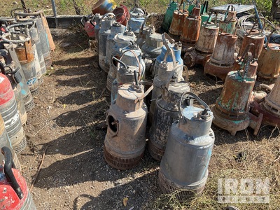 Quantity of (15) Flygt ポンプ (Inoperable)