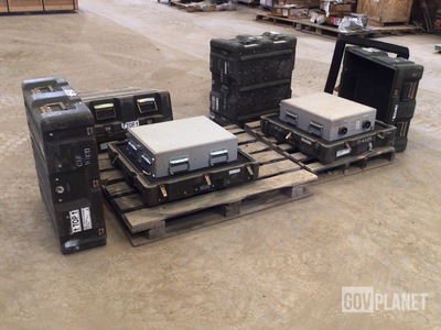 (4) General Dynamics 01-P53799E001 Battery Case Assemblies