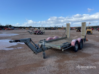 Hubiere TPG352R Remorque 2 Essieux T/A Remorque pour équipement