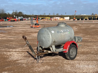 2008 ECIM 500 L S/A Citerne A Eau 1 Essieu Water Tank Trailer