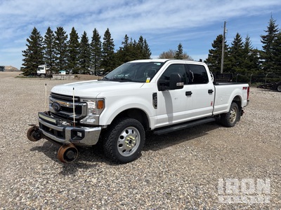2021 FORD F350 XLT 4x4 Crew Cab Hi-Rail Pickup