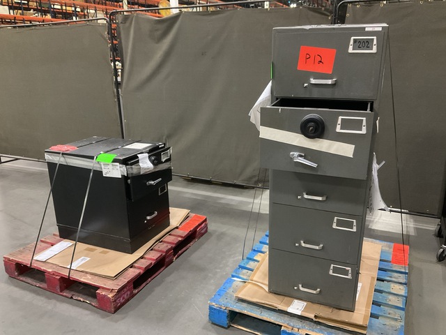 (2) Mosler Filing Cabinet Safes